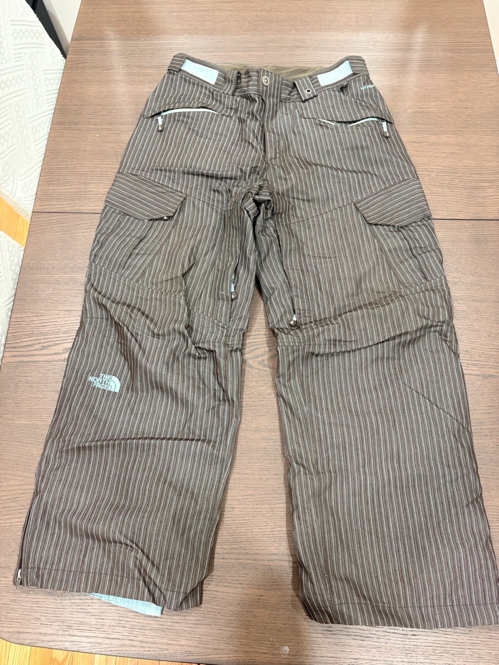 The North Face Men's Brown Striped ski/snowboard Pants